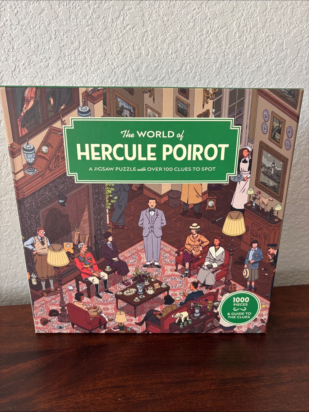 The World of Hercule Poirot 1000-Piece Jigsaw Puzzle